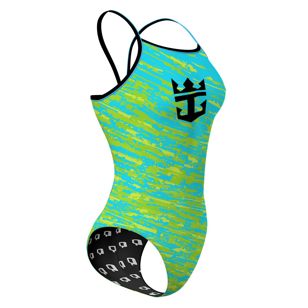 green/blue - Sunback Tank Swimsuit
