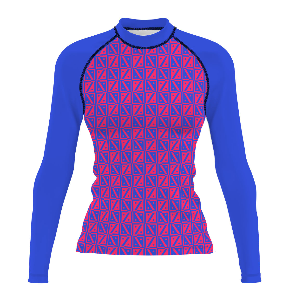 Diamond Grid - Women's Surf UPF50+ Long Sleeve Rash Guard