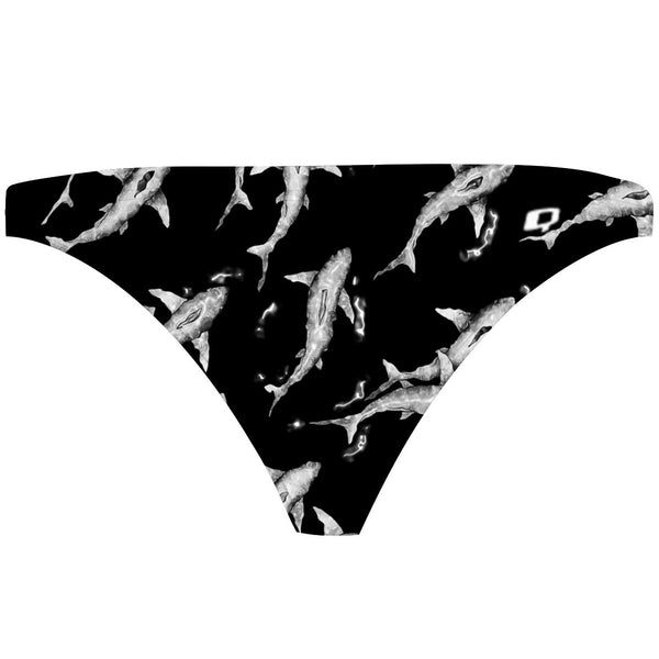 Shark Shiver - Tieback Bikini Bottom