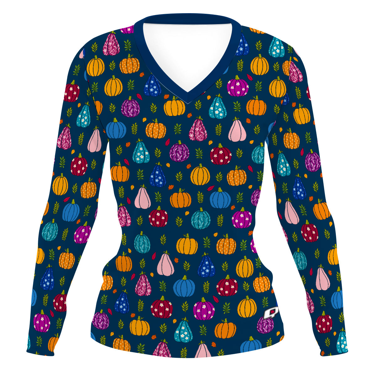 Groovy Gourds - Women's Performance Shirt Long Sleeve