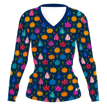 Groovy Gourds - Women's Performance Shirt Long Sleeve
