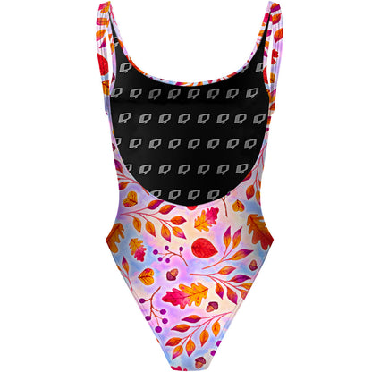 Tumbling Treasures - High Hip One Piece Swimsuit