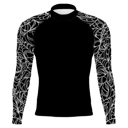 Spiderweb Temptation - Men's Surf UPF50+ Long Sleeve Rash Guard