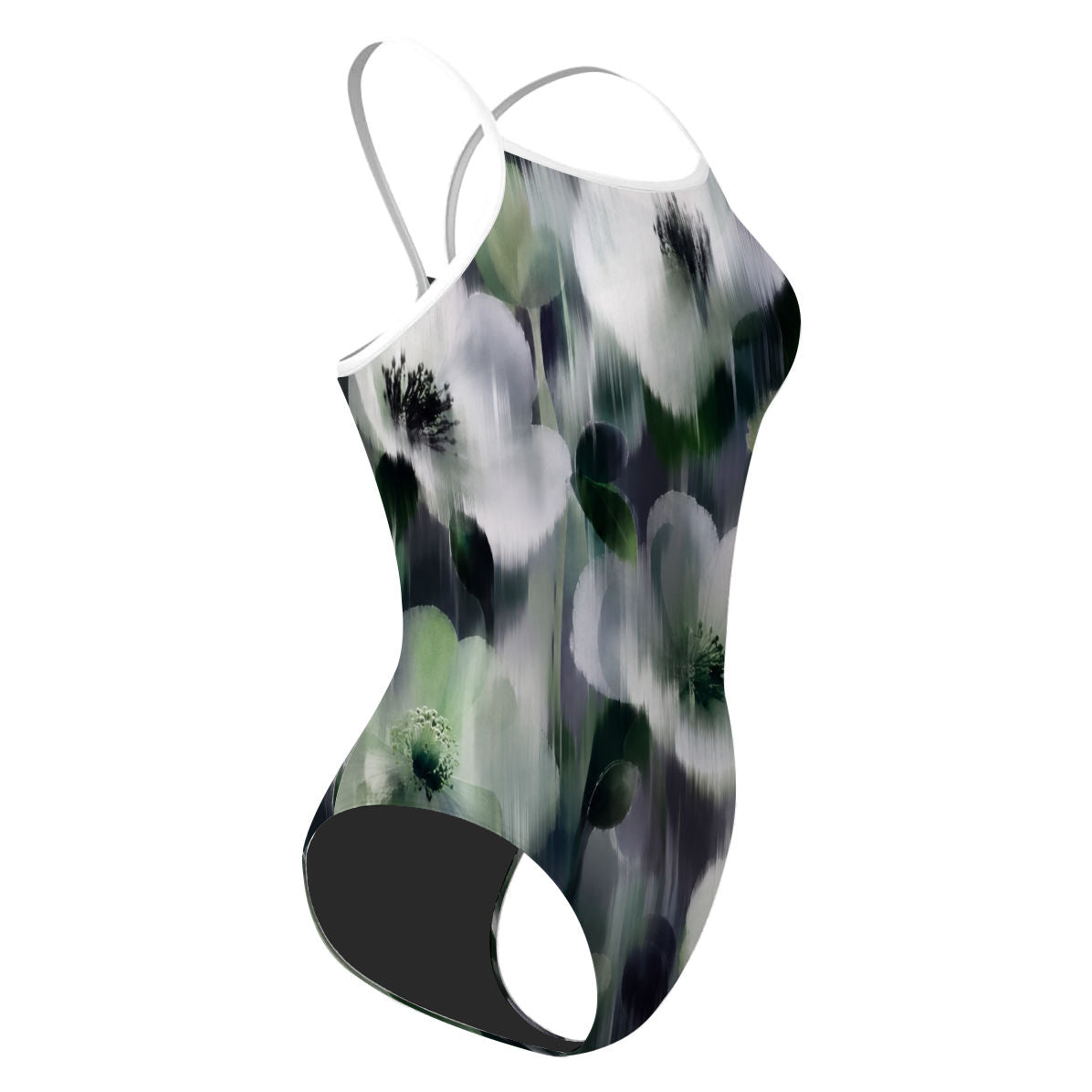 Moss Garden - Skinny Strap Swimsuit