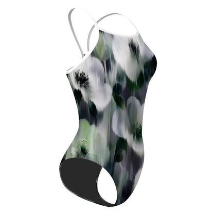 Moss Garden - Skinny Strap Swimsuit