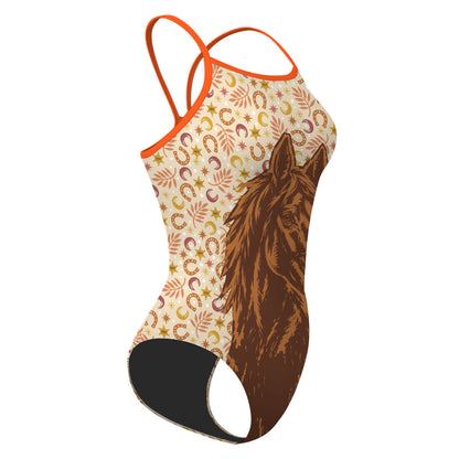Sheriffs Horse - Skinny Strap Swimsuit