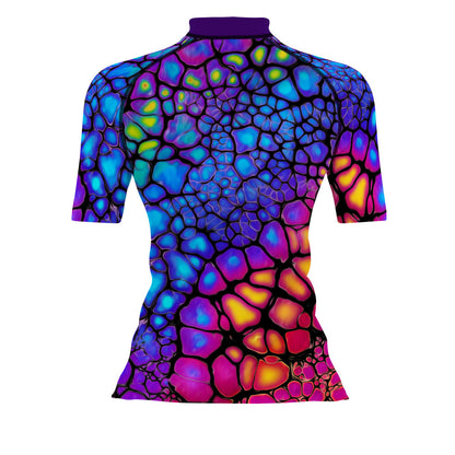 Chameleon Skin - Women's Surf UPF50+ Short Sleeve Rash Guard