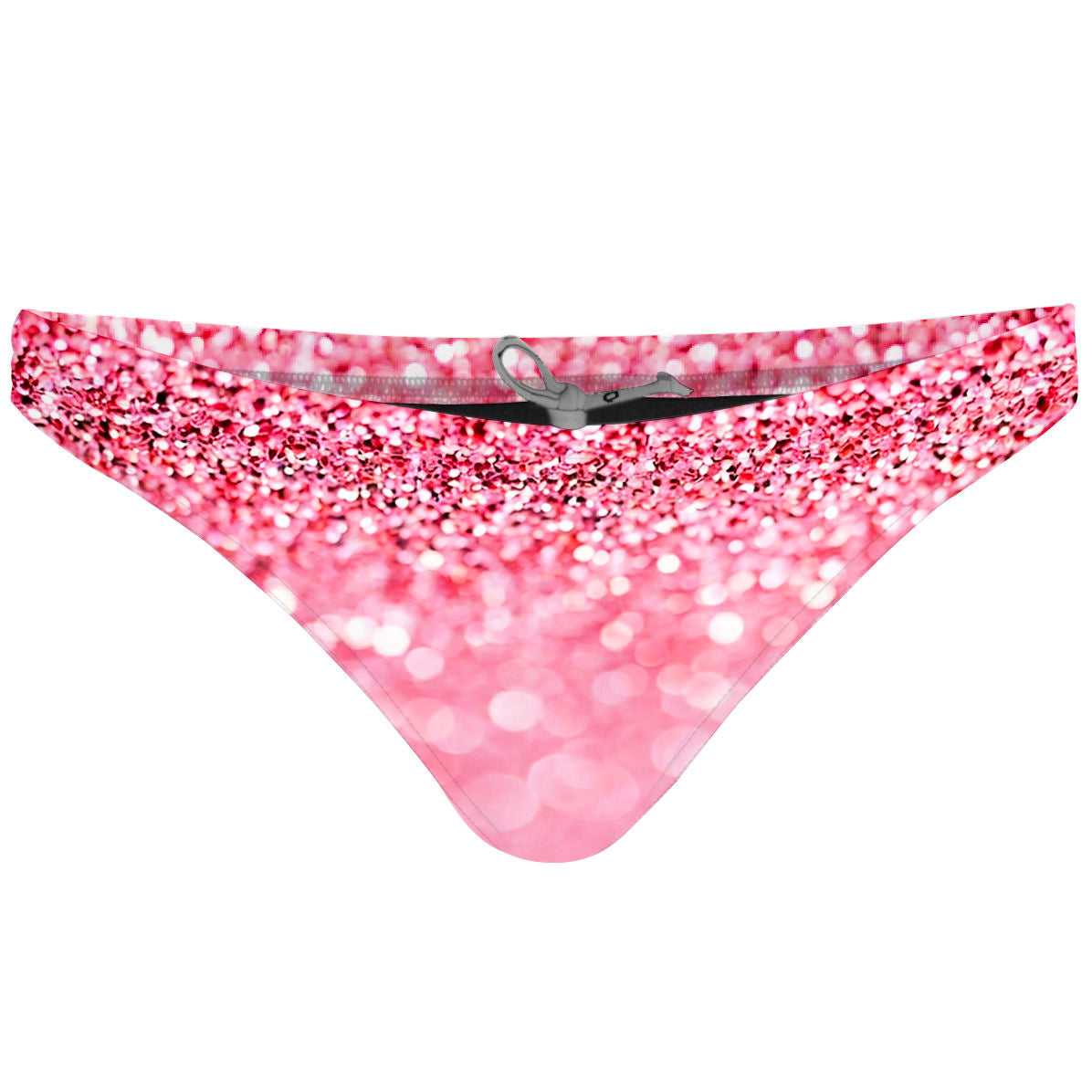 Rosé Glitter - Tieback Bikini Bottom