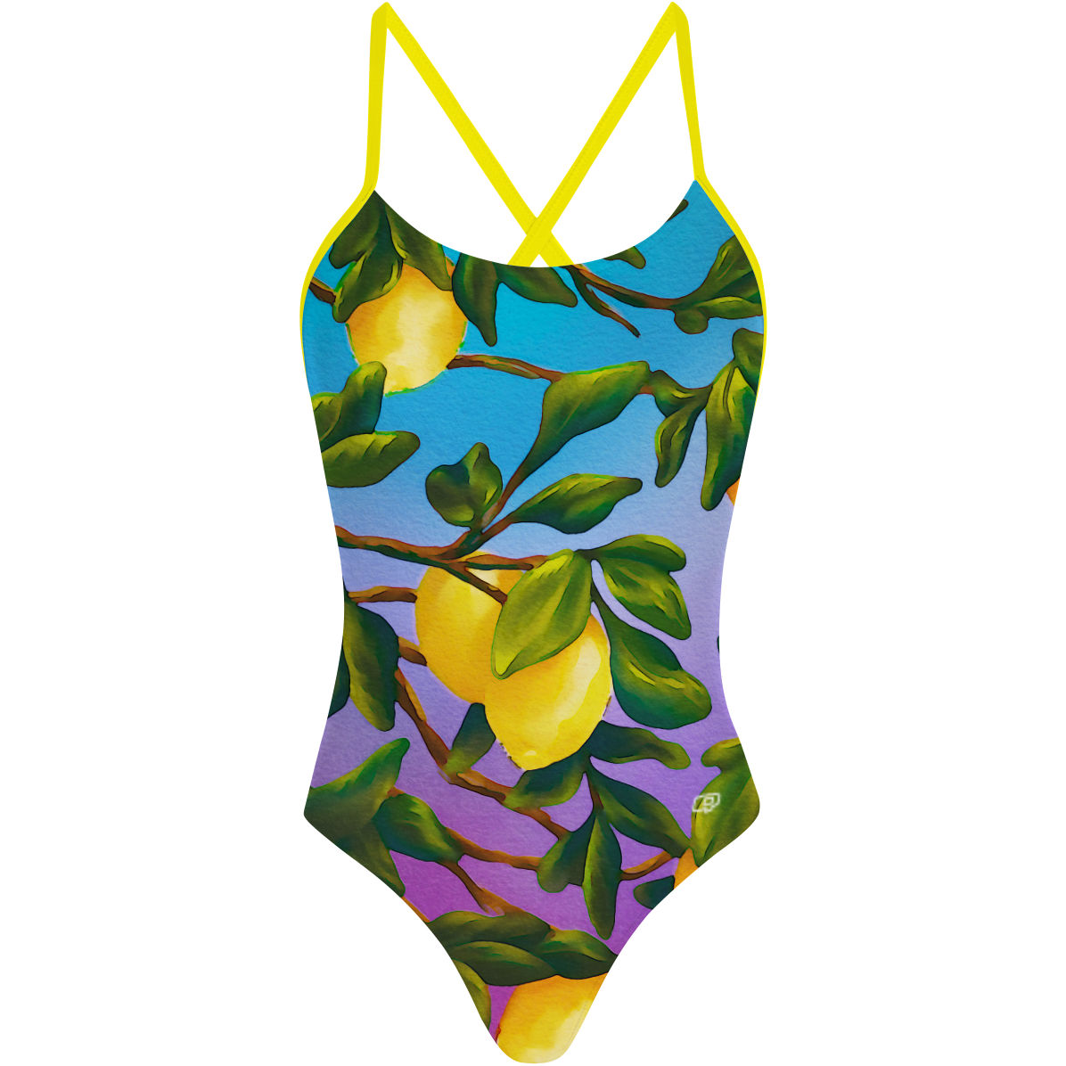 Lemon Squeeze - Tieback One Piece Swimsuit