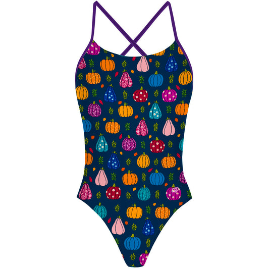 Groovy Gourds - "X" Back Swimsuit