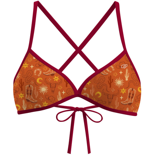 Western Sunset - Tieback Bikini Top