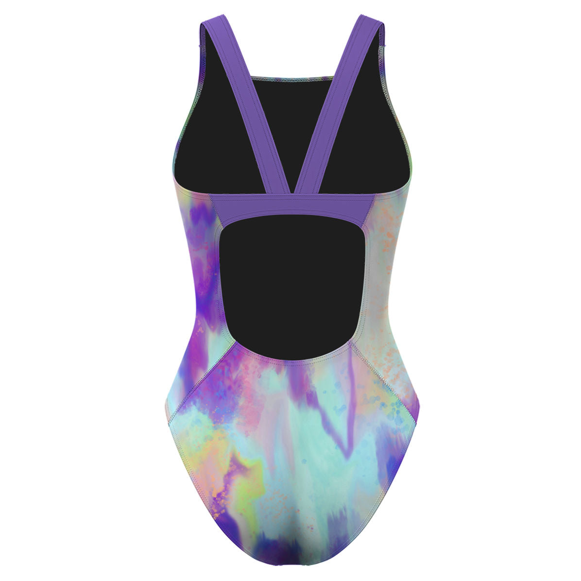 Bleeding Checks Classic Strap Swimsuit, view 2