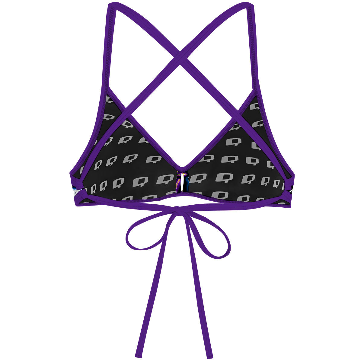 Halloween Trick or Treat - Demi Tieback Bikini Top