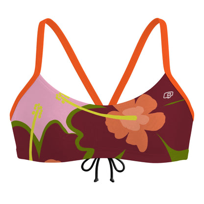 Hibiscus - Bandeau Bikini Top