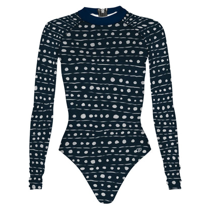 Polka Sea- Surf Swimming Suit Classic Cut