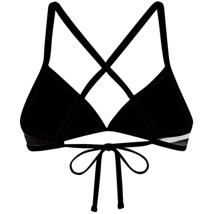 Zebra - Tieback Bikini Top
