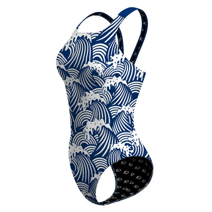 White Cap - Classic Strap Swimsuit