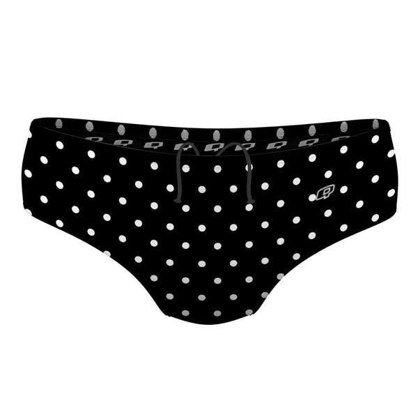 Black-White Polka Dots - Classic Brief Swimsuit