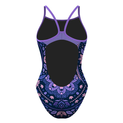 Delicated Mandala Skinny Strap Swimsuit, view 2
