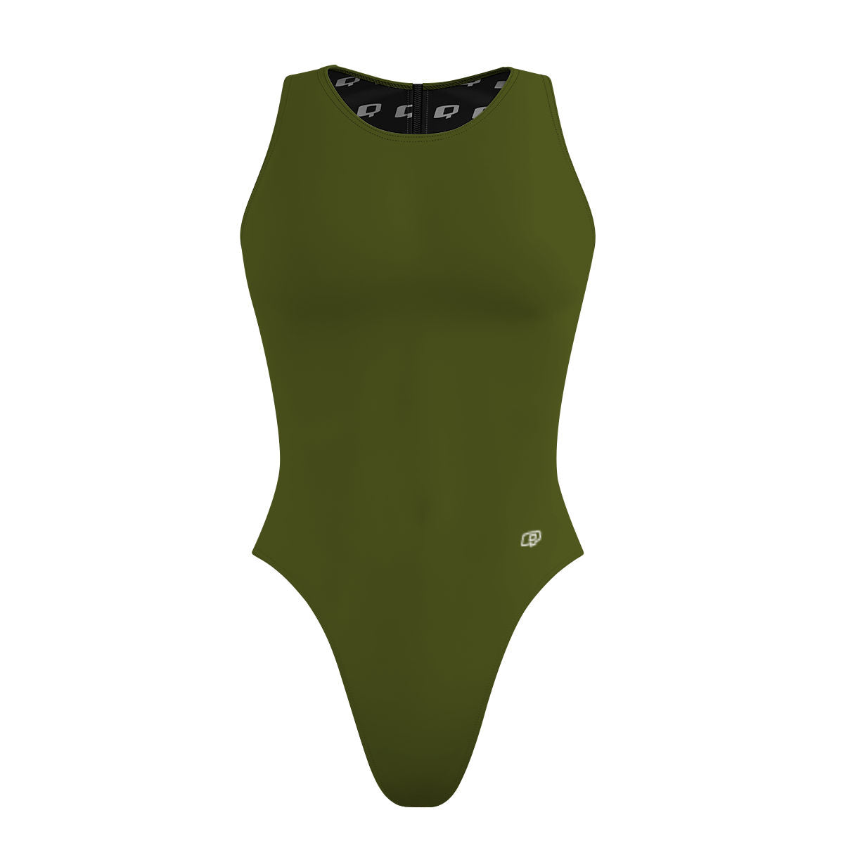 Camo Green - Women's Waterpolo Swimsuit Cheeky Cut