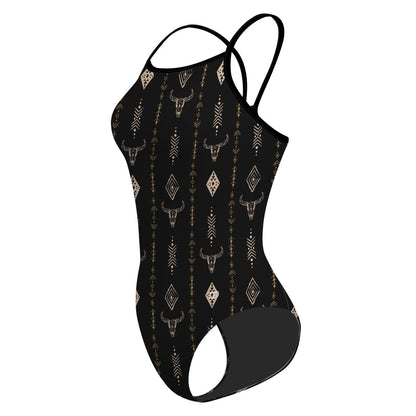 Western Bull - Skinny Strap Swimsuit