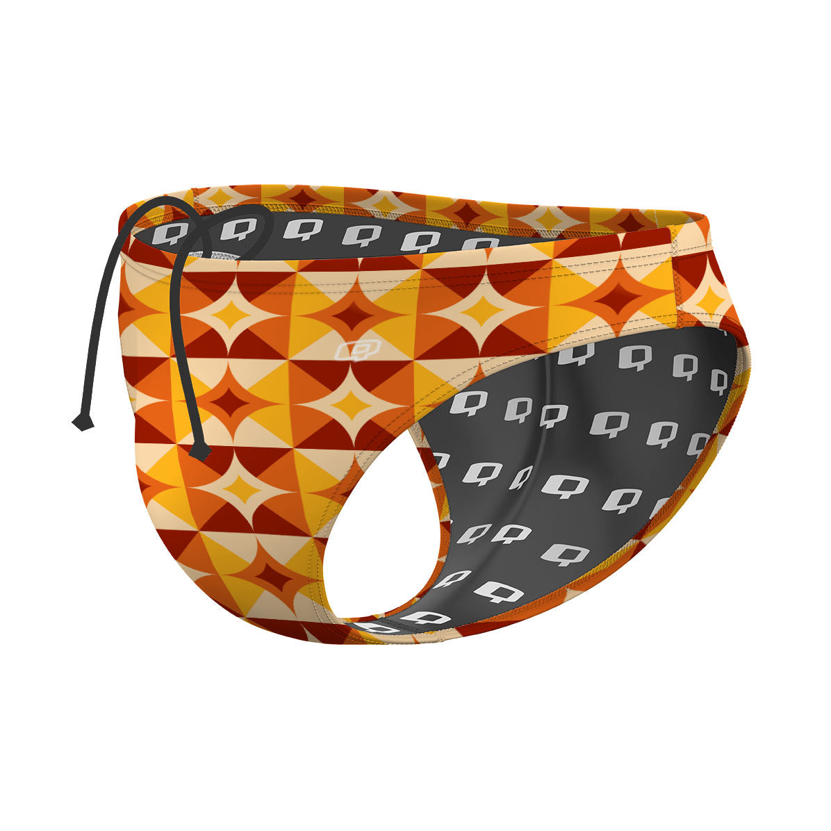 70s Pattern 3 - Waterpolo Brief Swimsuit
