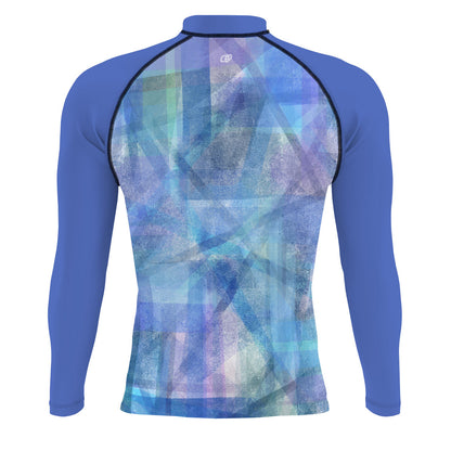 Abstract Particles - Men's Surf UPF50+ Long Sleeve Rash Guard