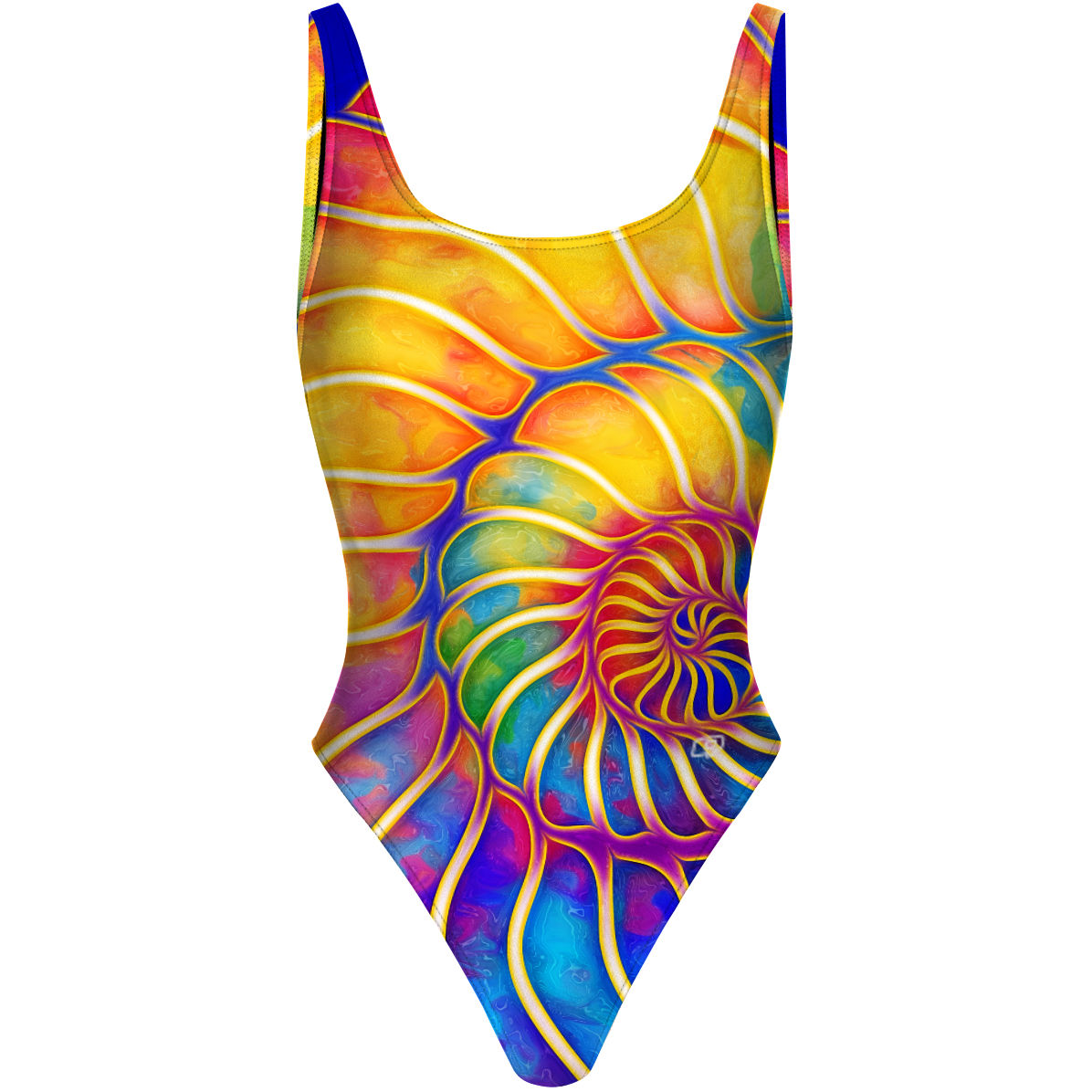 Seashell in Wonderland - High Hip One Piece Swimsuit