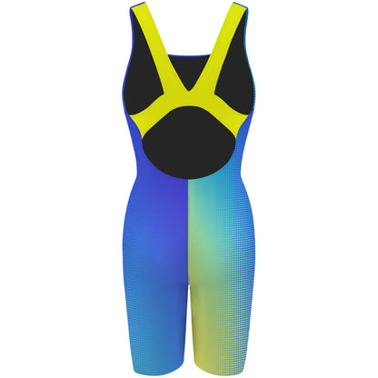 Fade Lagoon - Classic Strap Long Knee Women Jammer