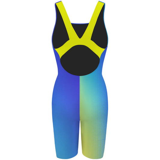 Fade Lagoon Classic Strap Long Knee Women Jammer, view 2