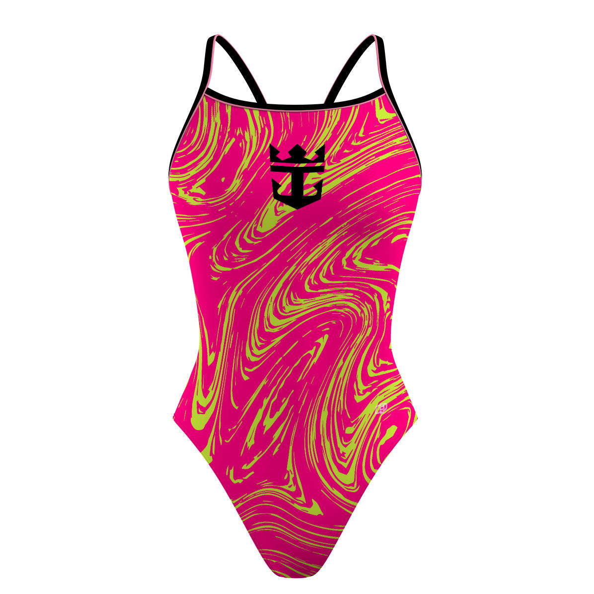 smaller logo - Sunback Tank Swimsuit