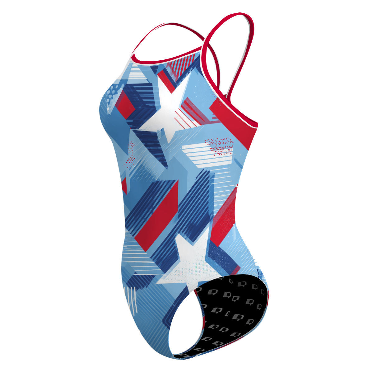 Born to Sparkle - Skinny Strap Swimsuit