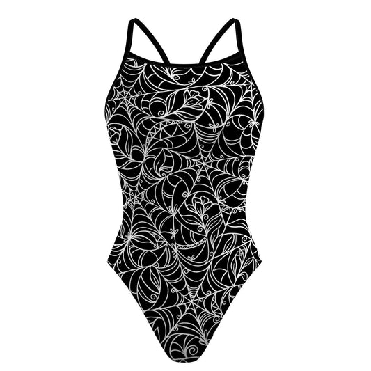 Spiderweb Temptation - Skinny Strap Swimsuit