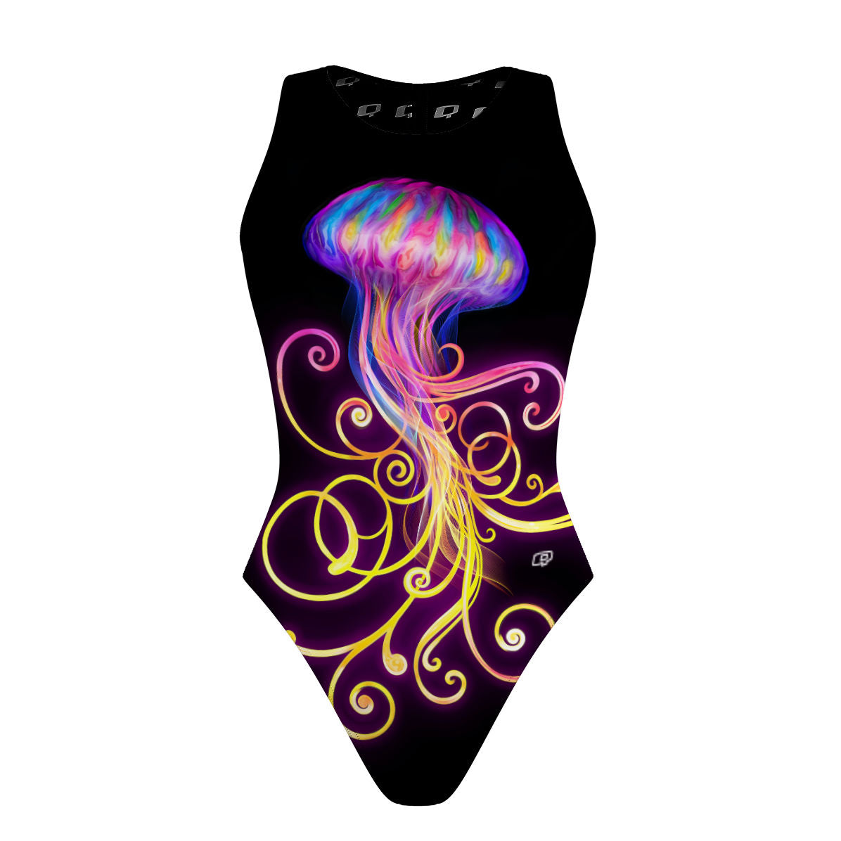 Jellyfish Flow - Women's Waterpolo Swimsuit Classic Cut