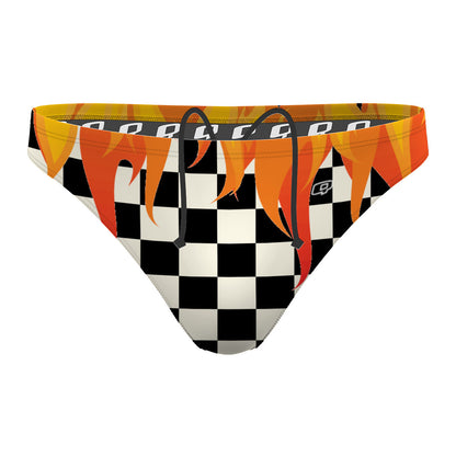 Checkerd - Waterpolo Brief Swimsuit