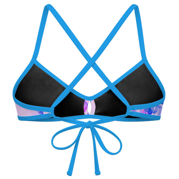 Pastel Flowers -   Demi Tieback Bikini Top