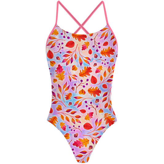 Tumbling Treasures - "X" Back Swimsuit