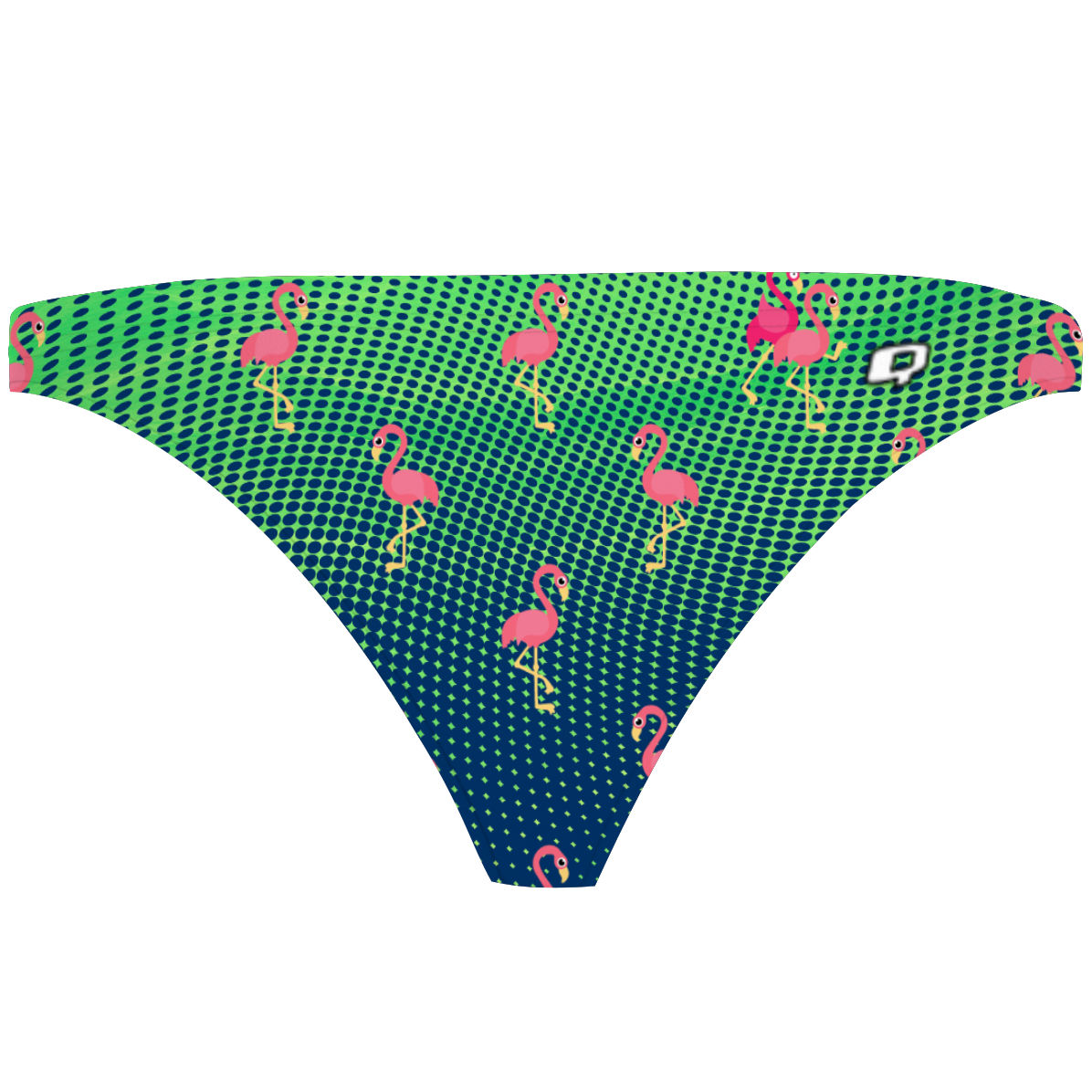 Flamingo Party Tieback Bikini Bottom