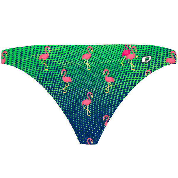 Flamingo Party Tieback Bikini Bottom