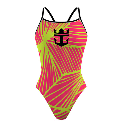 yellow/ pink - Sunback Tank Swimsuit