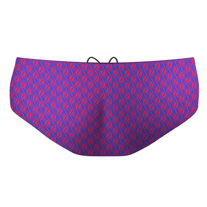 Diamond Grid - Classic Brief Swimsuit