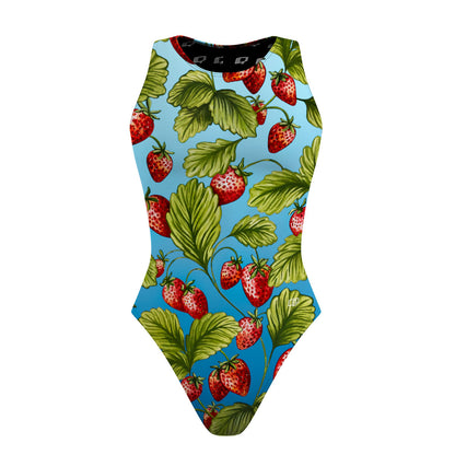 Strawberry Water - Women's Waterpolo Swimsuit Classic Cut