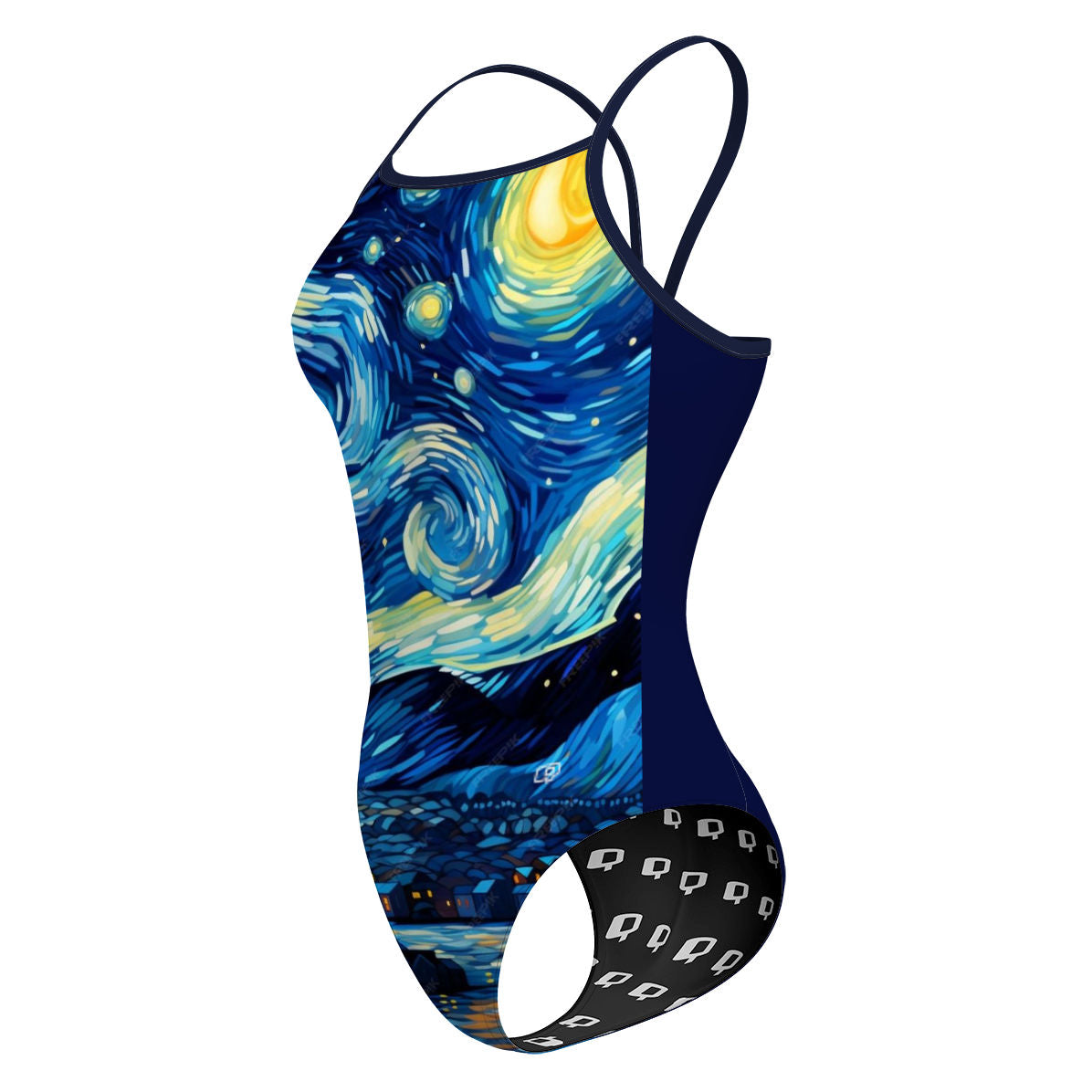 Noche estrellada - Sunback Tank Swimsuit