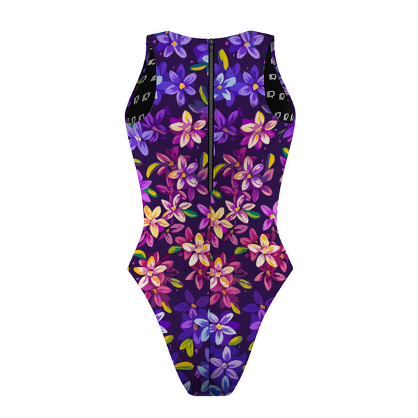 Fairy Flowers - Women's Waterpolo Swimsuit Cheeky Cut