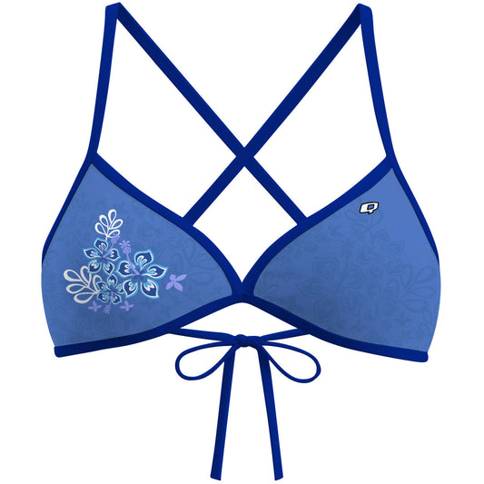 Sea flower - Tieback Bikini Top