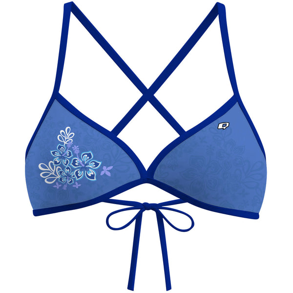 Sea flower - Tieback Bikini Top