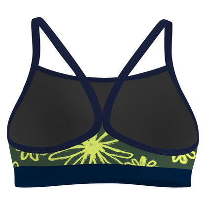Neon Daisy - Classic Sports Bikini Top