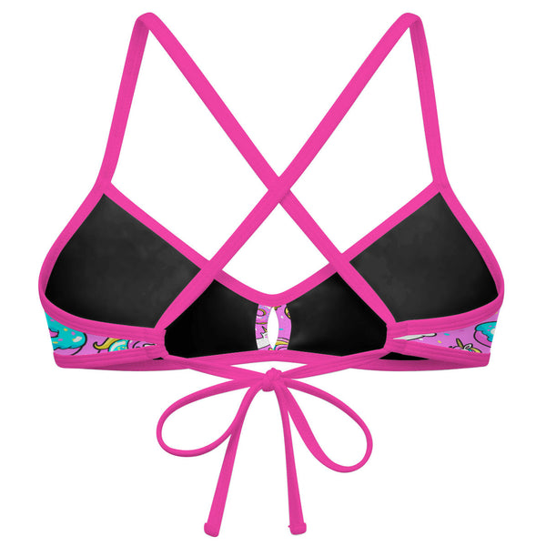 Confetti Demi Tieback Bikini Top