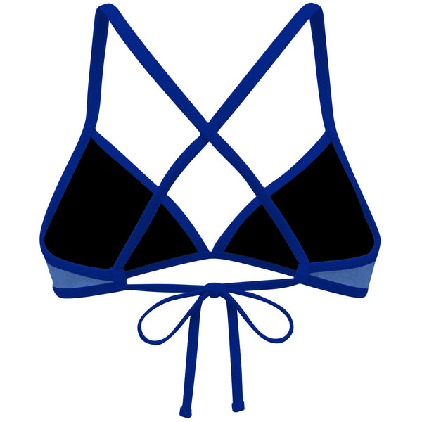 Sea flower - Tieback Bikini Top