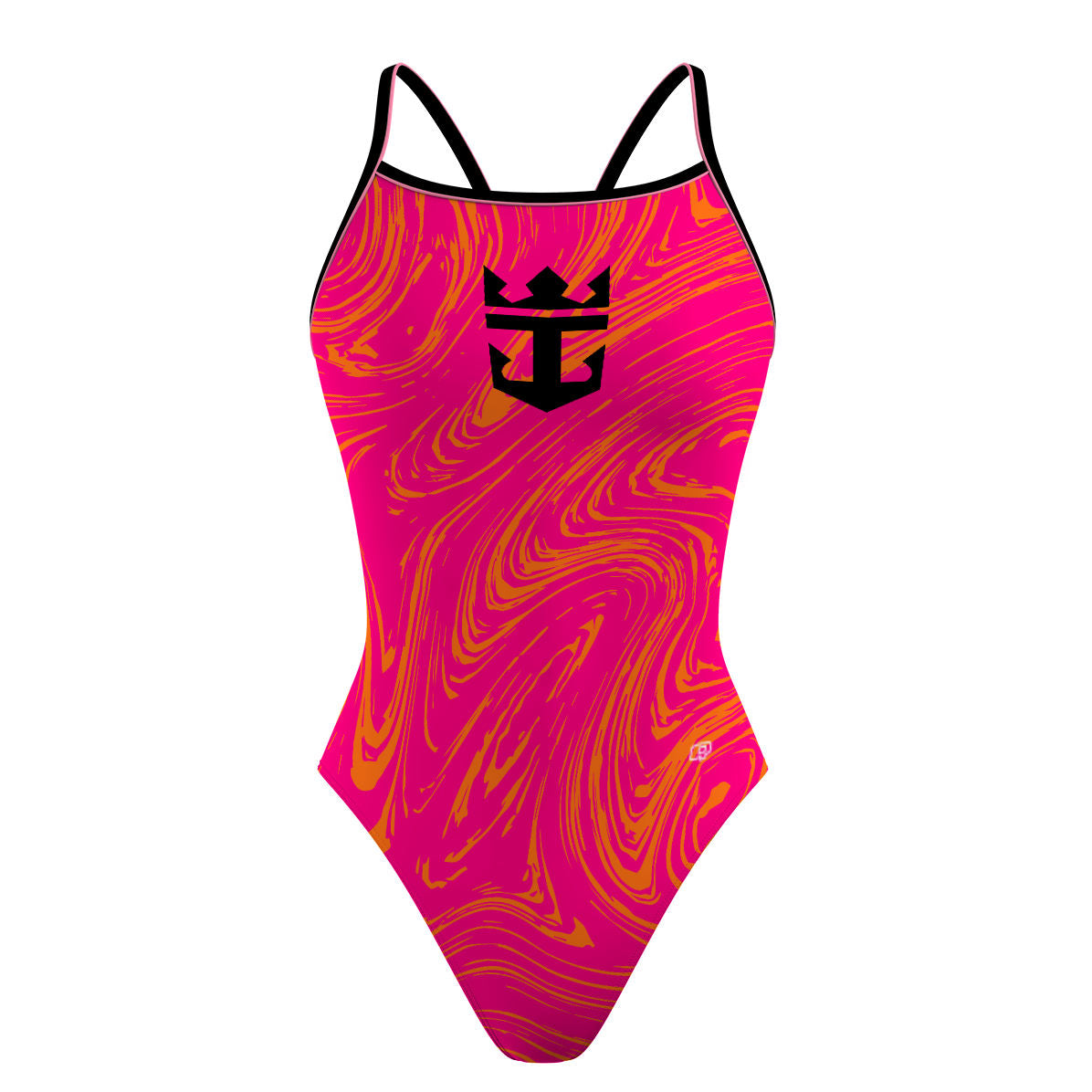 pink/orange - Sunback Tank Swimsuit